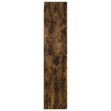 Wall-mounted Bathroom Cabinet Smoked Oak 33 x 34.5 x 160 cm 890647