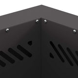 Smokeless Fire Pit Black 38 x 38 x 51 cm Steel 858984