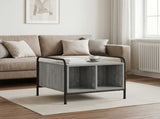 Coffee Table Grey Sonoma 50 x 49 x 41 cm Engineered Wood 8013593