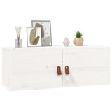 Wall Cabinets 2 pcs White 80x30x30 cm Solid Wood Pine 818378