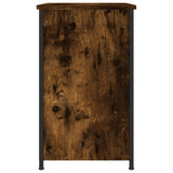Bedside Cabinet Smoked Oak 40x36x60 cm Engineered Wood 825997
