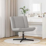 Swivel Chair Cloud Grey 63 x 75 x 76 cm Fabric 42007333