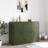 Sideboard Olive Green 99x39x73 cm Steel 841725
