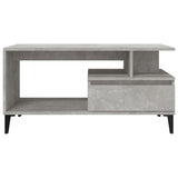 Coffee Table Concrete Grey 90x49x45 cm Engineered Wood 819624