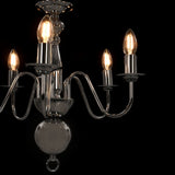 Chandelier Silver 5 x E14 Bulbs 281616