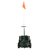Fishing Trolley with Bag Black Steel 153604