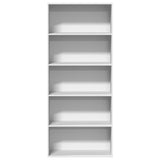 Book Cabinet White 80x30x189 cm Engineered Wood 3314669