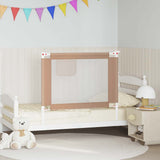 Toddler Safety Bed Rail Taupe 100x25 cm Fabric 10217