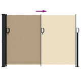 Retractable Side Awning Beige 140x500 cm 4004420