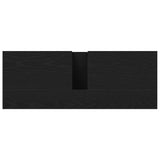 Bathroom Sink Cabinet Black Oak 80 x 30 x 60 cm Engineered Wood 863119
