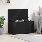 Storage Box Black Oak 84 x 42 x 46 cm Engineered Wood 862633