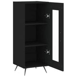 Sideboard Black 34.5x34x90 cm Engineered Wood 828765