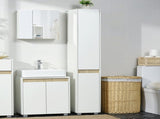 Tall Bathroom Cabinet with Adjustable Shelves, 5-Tier Modern Freestanding Tallboy with Storage T3398P330391