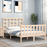 Bed Frame without Mattress 120x200 cm Solid Wood Pine 3191966