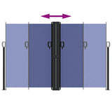 Retractable Side Awning Blue 160x1000 cm 4004731