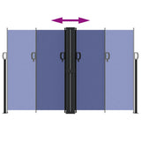 Retractable Side Awning Blue 160x1000 cm 4004731