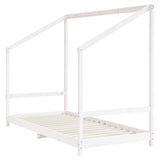 Kids Bed Frame White 2x cm Solid Wood Pine 3200599