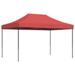 Foldable Party Tent Pop-Up Burgundy 440x292x315 cm 4004963