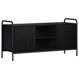 TV Cabinet 99 x 33 x 50 cm Black Oak Engineered Wood 8013704