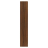 Shoe Cabinet Brown Oak 63x24x147 cm Engineered Wood 342549
