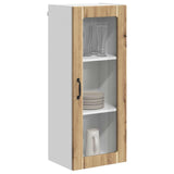 Wall Glass Cabinet LUCCA Artisan Oak 40 x 31 x 100 cm 885104