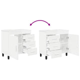 Bathroom Vanity Unit High Gloss White 60 x 35 x 60 cm 889379
