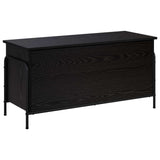 Storage Box Black Oak 100 x 40 x 49.5 cm Engineered Wood 8013680