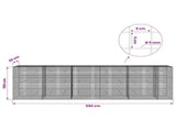 Gabion with 5 mm Wire and 5x5 cm Mesh 550x30x150 cm 3464189
