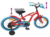 Kids Bike 16'' for 4-6 Years Old Red 42009321