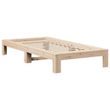 Bed Frame without Mattress 90x200 cm Solid Wood Pine 3309008