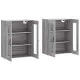 Wall Mounted Cabinets 2 pcs Grey Sonoma Engineered Wood 3197975