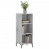 Sideboard Concrete Grey 34.5x32.5x90 cm Engineered Wood 828736
