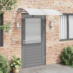 ZNTS Door Canopy Grey 150x100 cm Polycarbonate 153570