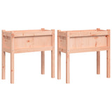Garden Planters 2 pcs with Legs Solid Wood Douglas 837561