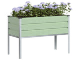 Planter Pastel Green 100 x 45 x 90 cm Galvanised Steel 42018282