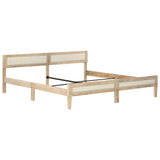 Bed Frame without Mattress Solid Mango Wood 200 cm 288429