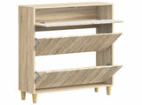 Shoe Cabinet DELFT 78 x 24 x 103 cm Engineered Wood Sonoma Oak 897097