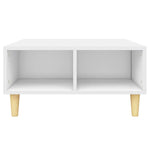 Coffee Table White 60x60x30 cm Engineered Wood 805977