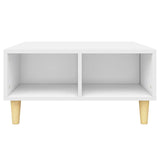 Coffee Table White 60x60x30 cm Engineered Wood 805977