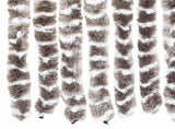 325462 Insect Curtain Taupe and White 100x220 cm Chenille