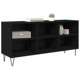 TV Cabinet Black Oak 103.5 x 30 x 50 cm Engineered Wood 881925