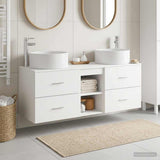 Bathroom Furniture Set 3 pcs White 49.5 x 44.5 x 65.5 cm 3405947