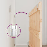 Wall Headboard 108x3x60 cm Solid Wood Pine 824823