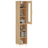 Highboard Sonoma Oak 34.5x34x180 cm Engineered Wood 3199356