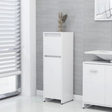 3 Piece Bathroom Furniture Set White Engineered Wood 3056925