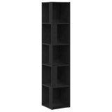 Corner Shelves Black Oak 33 x 33 x 164.5 cm Engineered Wood 862693
