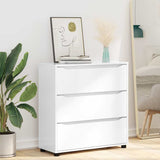 Storage Cabinet High Gloss White 80 x 31 x 81 cm 888851