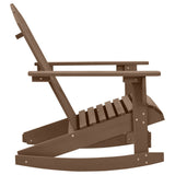 Garden Rocking Chair Natural Brown Hardwood, Pinewood Medium 45705
