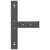 Bar Table Legs T-Shaped 2 pcs Anthracite 60x35x cm Steel 4013094