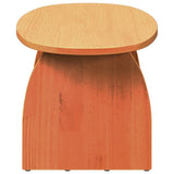 Coffee Table Wax Brown 80 x 40 x 35 cm Solid Pine Wood 873534